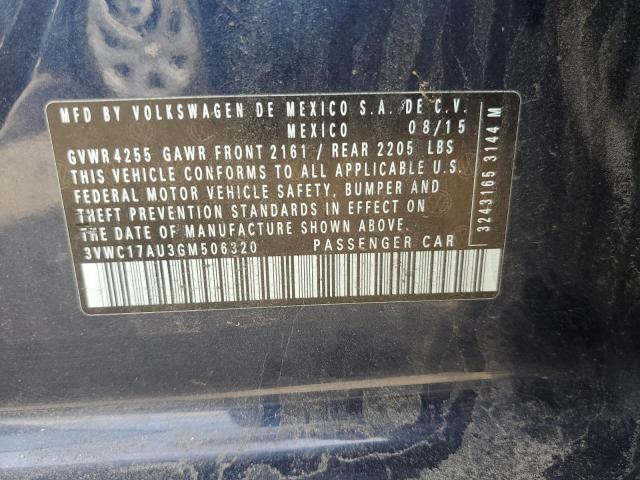 2016 VOLKSWAGEN GOLF SPORT - 3VWC17AU3GM506320