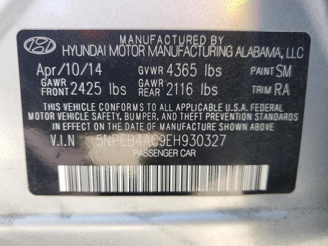 5NPEB4AC9EH930327 Hyundai SONATA GLS