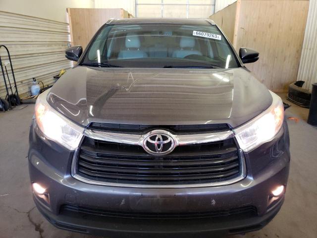 VIN 5TDJKRFH2ES019363 2014 Toyota Highlander, Xle no.5