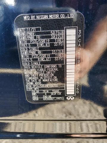 3PCAJ5BB4NF106750 Infiniti Qx50 Luxe