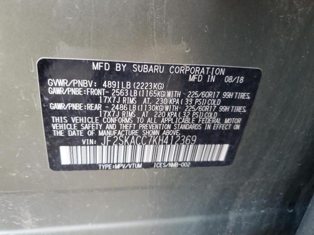 JF2SKACC7KH412369 Subaru Forester