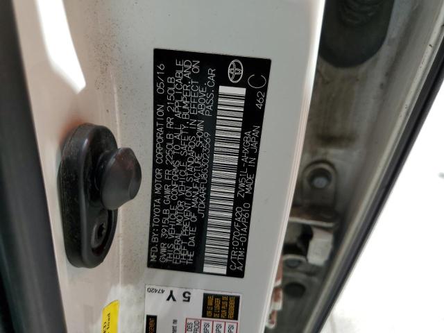 JTDKARFU8G3023569 | 2016 TOYOTA PRIUS