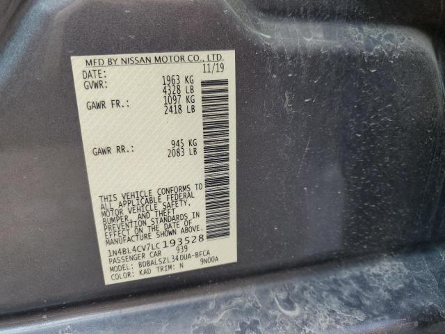 1N4BL4CV7LC193528 Nissan ALTIMA SR