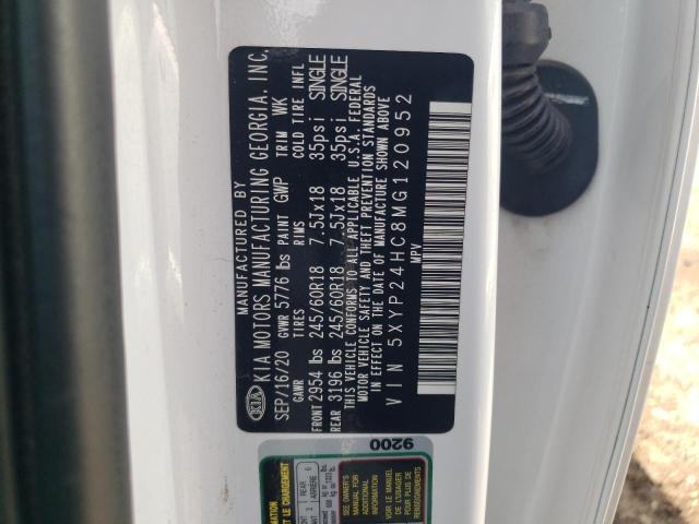 5XYP24HC8MG120952 KIA Telluride Lx