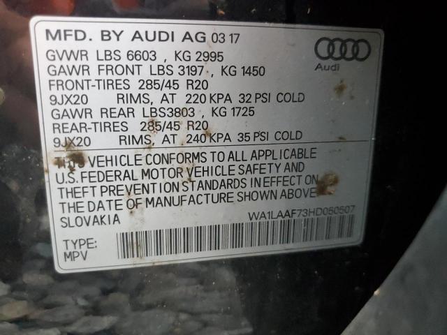 WA1LAAF73HD050507 2017 AUDI Q7 - Image 13