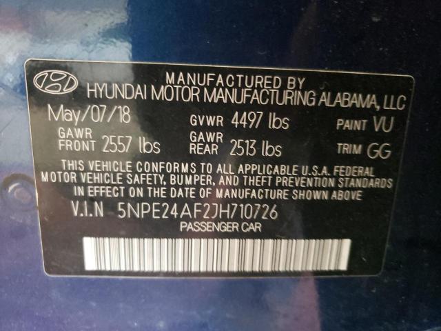 5NPE24AF2JH710726 | 2018 Hyundai sonata se