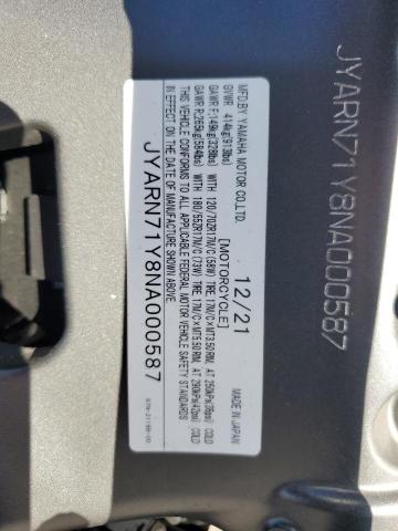 2022 YAMAHA MT09 C JYARN71Y8NA000587