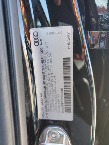 WAUA7GFF1G1024992 Audi A3 PREMIUM