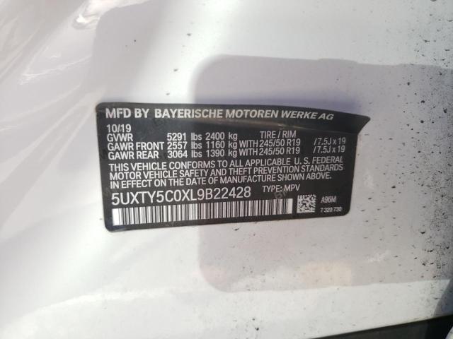 5UXTY5C0XL9B22428 2020 BMW X3, photo no. 14