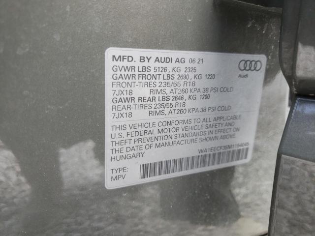 WA1EECF35M1154045 Audi Q3 PREMIUM 13