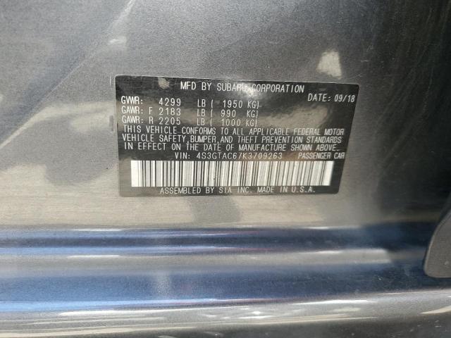 4S3GTAC67K3709263 Subaru Impreza Premium