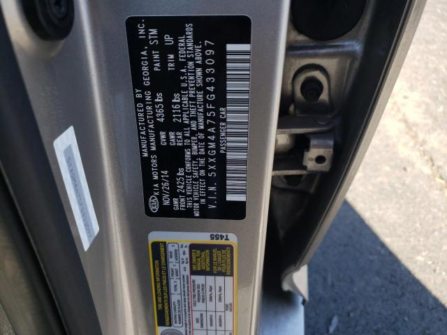 5XXGM4A75FG433097 KIA Optima Lx