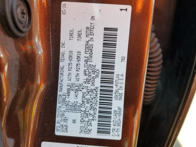 5TFHY5F16GX546456 Toyota Tundra Crewmax Limited