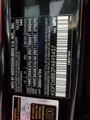 4JGFD6BB2PA895457 Mercedes-Benz Gle Coupe Amg 53 4matic
