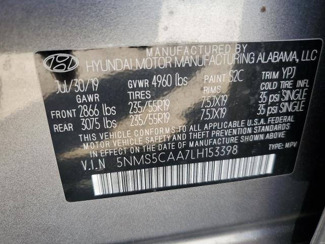 2020 HYUNDAI SANTA FE L - 5NMS5CAA7LH153398