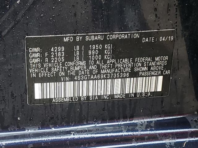 4S3GTAA69K3735396 Subaru Impreza