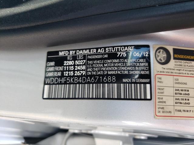 VIN WDDHF5KB4DA671688 2013 Mercedes-Benz E-Class, 350 no.13