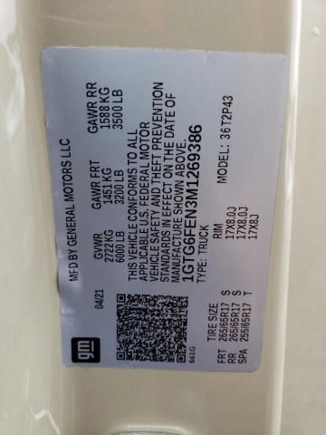 2021 GMC CANYON AT4 1GTG6FEN3M1269386