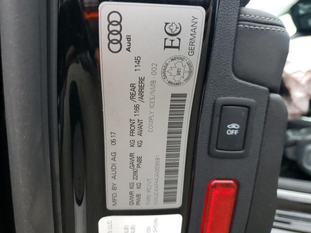 2018 AUDI S4 PRESTIG - WAUC4AF44JA003591