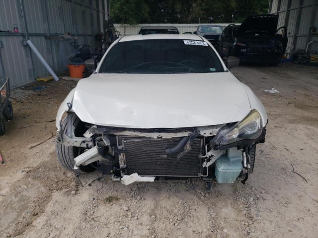 VIN: JF1ZCAC16E9606484 Auction: COPART Lot: 63089063 Location: FL - TALLAHASSEE JF1ZCAC16E9606484 SUBARU BRZ 2014 WHITE Photo 5