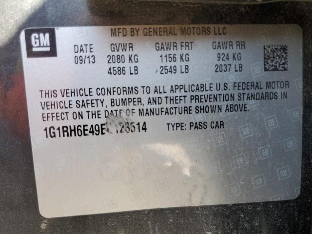 VIN 1G1RH6E49EU123514 2014 Chevrolet Volt no.12