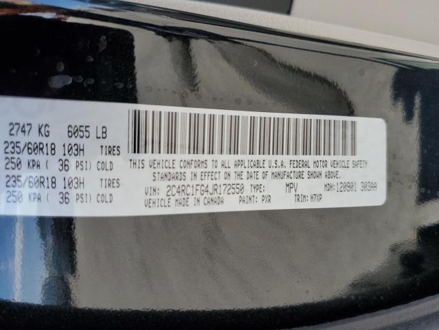 2C4RC1FG4JR172550 2018 CHRYSLER PACIFICA, photo no. 13