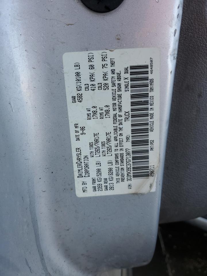 3D3MX39C37G713077 2007 Dodge Ram 3500 3D3MX39C37G713077 2007 Dodge Ram 3500
