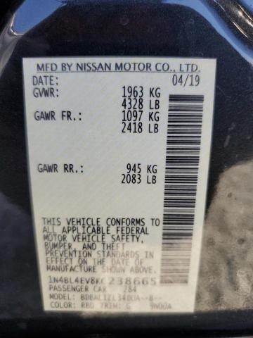 1N4BL4EV8KC238665 Nissan ALTIMA SL