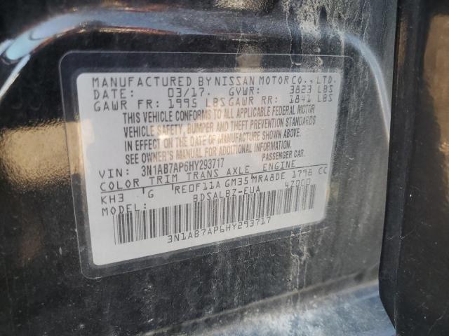 2017 NISSAN SENTRA S - 3N1AB7AP6HY293717