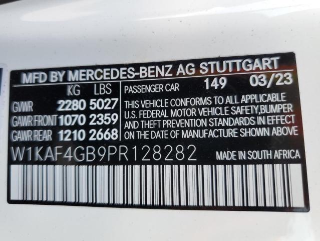 W1KAF4GB9PR128282 Mercedes-Benz C 300