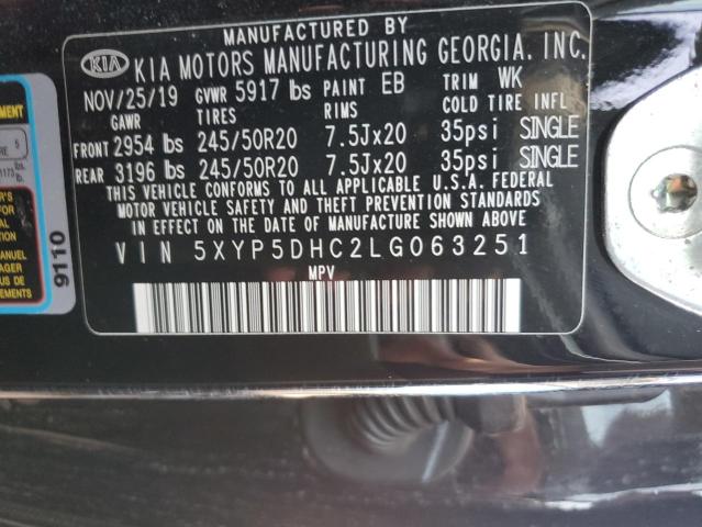 5XYP5DHC2LG063251 KIA Telluride Sx