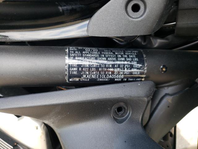 2020 KAWASAKI EN650 E - JKAENEE10LDA05666