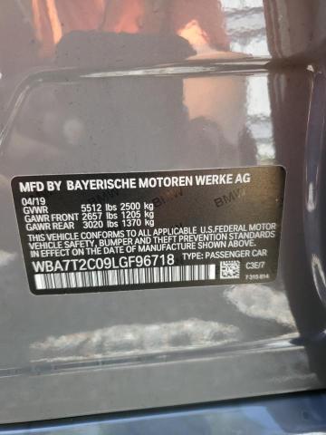 2020 BMW 740 I - WBA7T2C09LGF96718