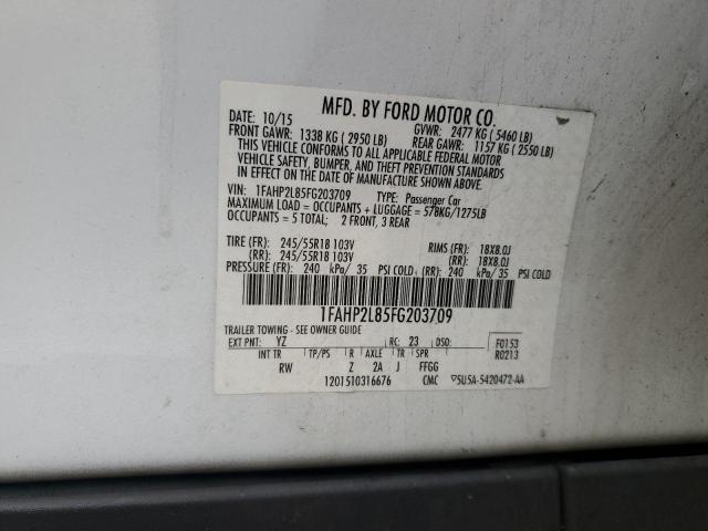 1FAHP2L85FG203709 Ford Taurus Police Interceptor