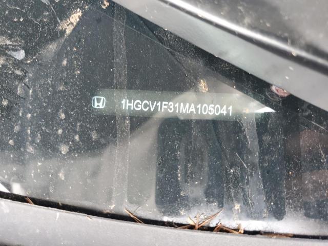 1HGCV1F31MA105041 Honda Accord SPO 12