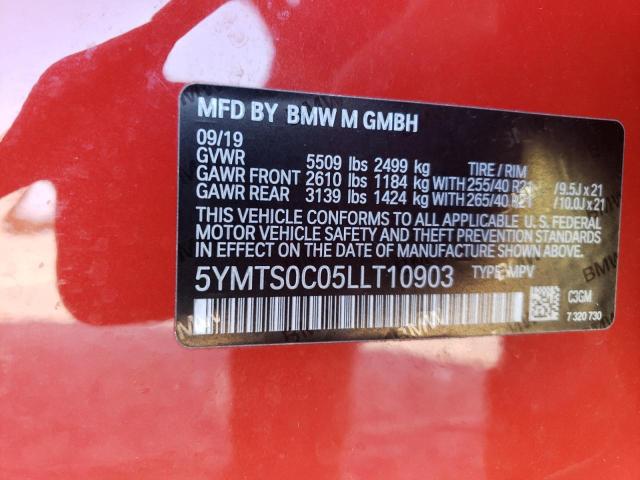 5YMTS0C05LLT10903 2020 BMW X3 - Image 14