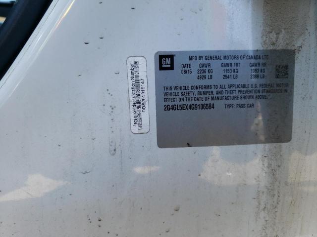 2G4GL5EX4G9106584 Buick Regal