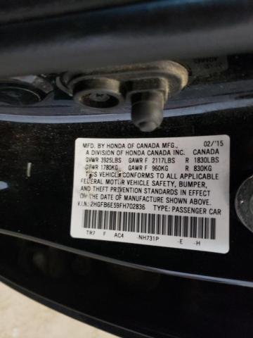 2HGFB6E59FH702836 Honda CIVIC SI