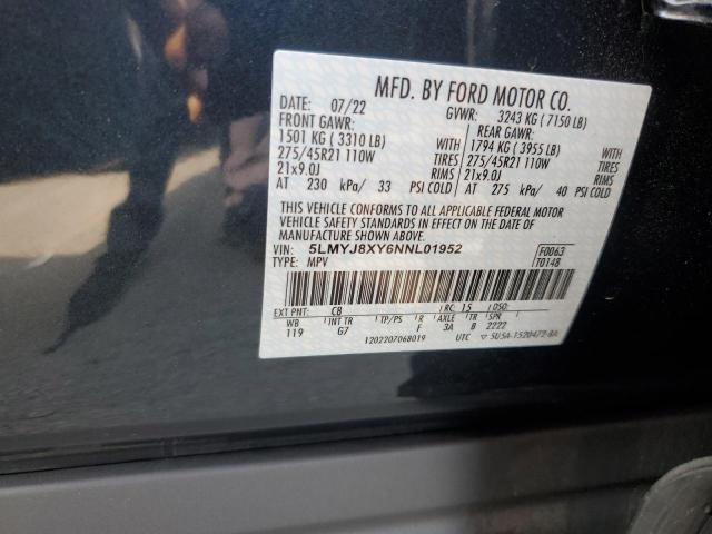 2022 LINCOLN AVIATOR GR - 5LMYJ8XY6NNL01952