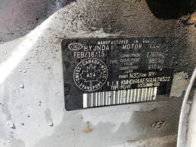 2016 HYUNDAI ELANTRA SE - KMHDH4AE5GU474522