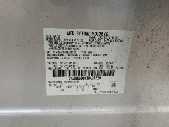 2FMHK6D8XJBA01720 Ford Flex Limited