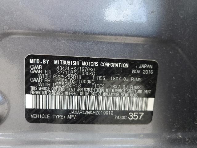 JA4AR4AW4HZ019012 Mitsubishi Outlander Sport Sel