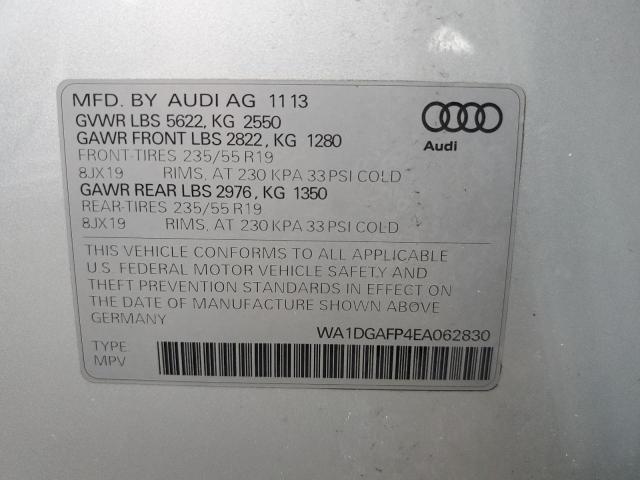 VIN WA1DGAFP4EA062830 2014 Audi Q5, Premium Plus no.12