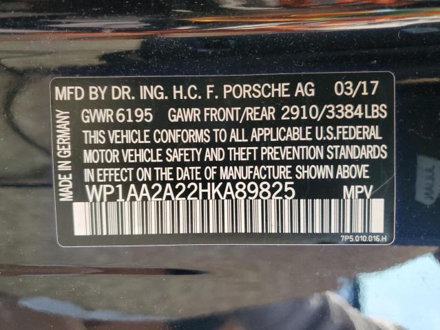 WP1AA2A22HKA89825 Porsche Cayenne