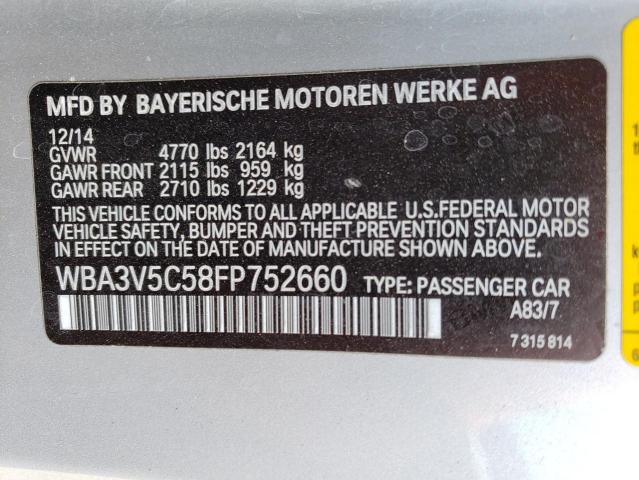 2015 BMW 428 I - WBA3V5C58FP752660