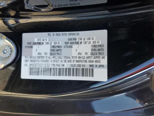 JM1NDAD72G0115751 Mazda Mx-5 Miata Grand Touring