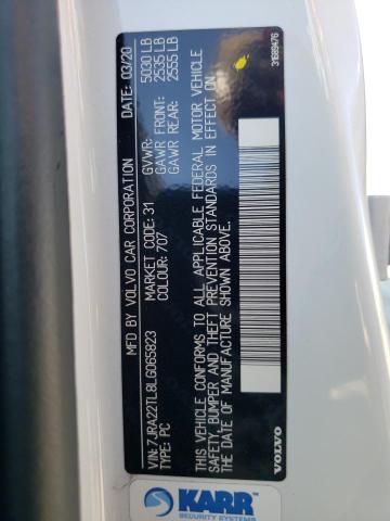 2020 VOLVO S60 T6 INS - 7JRA22TL8LG065823