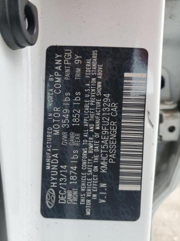 KMHCT5AE9FU213294 Hyundai ACCENT GS
