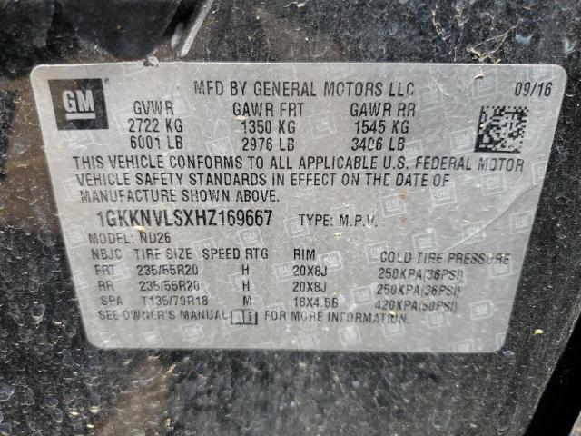 1GKKNVLSXHZ169667 GMC Acadia All Terrain