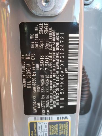 5XYK4CAFXPG124721 KIA Sportage Sx